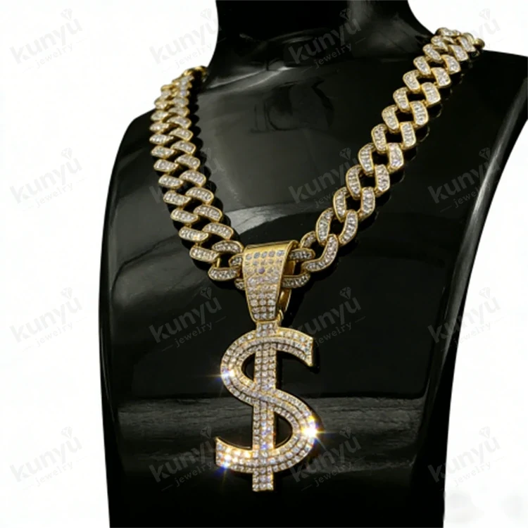 Hip Hop Dolar Burcu Kolye